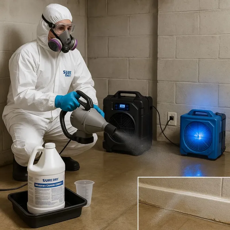 Sanitization and Odor Removal process in Minnetonka Mills, MN